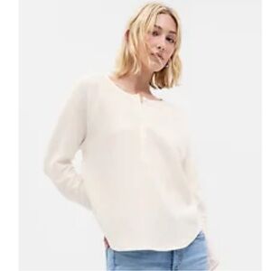 Gap Waffle Henley Tshirt